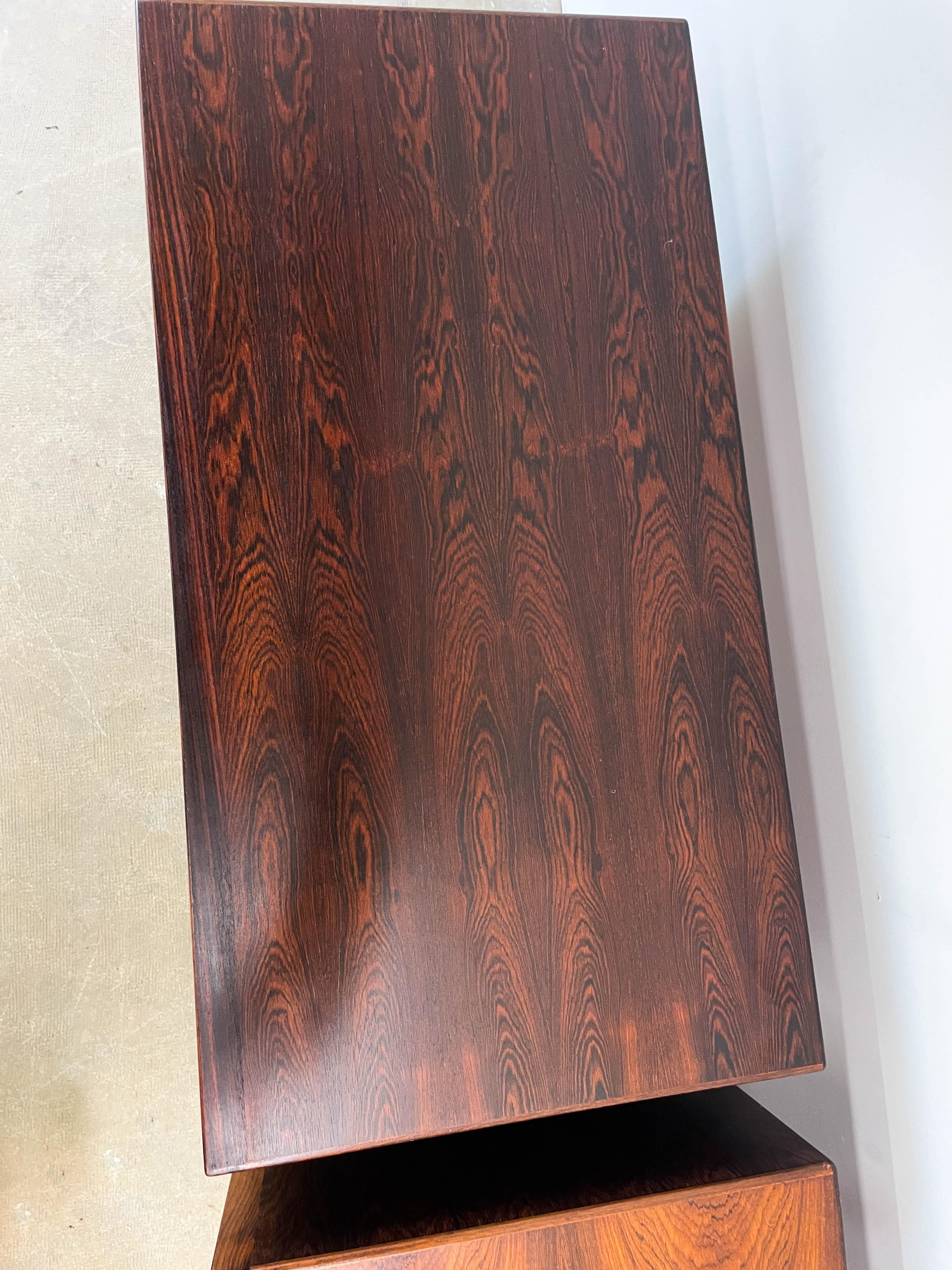 Pair of Rosewood Dressers by Falster 6