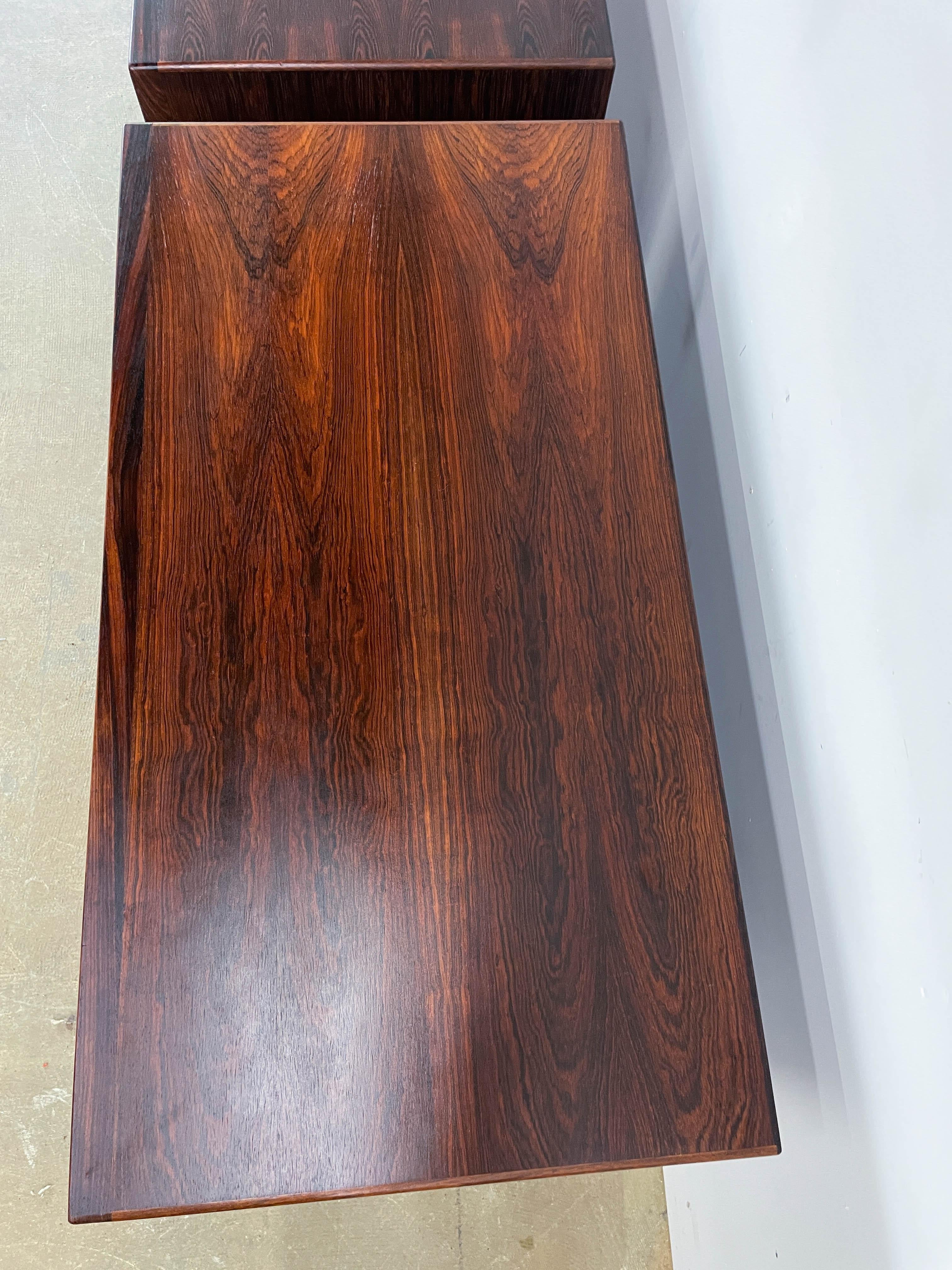 Pair of Rosewood Dressers by Falster 7