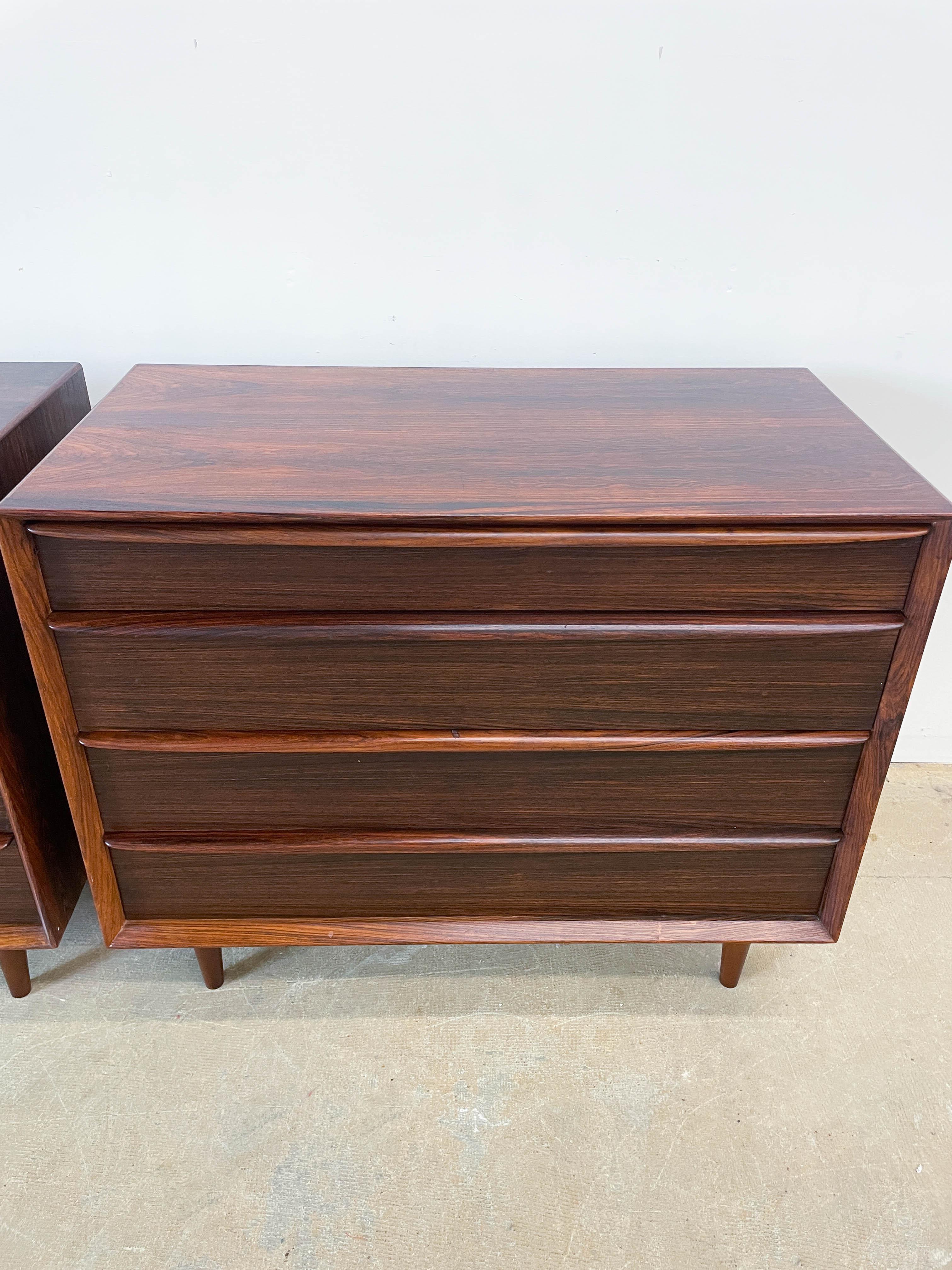 Pair of Rosewood Dressers by Falster For Sale 1