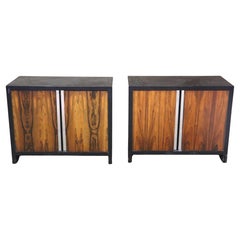 Vintage Pair of Rosewood Front Chest of Drawers