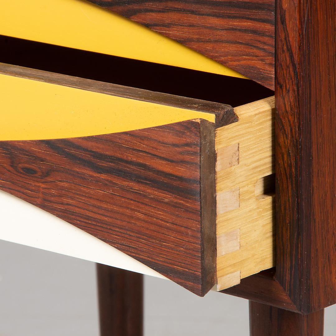 Pair of Rosewood Nightstands by Niels Clausen, circa 1960s 5