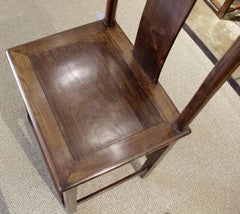 Pair of Rosewood Side Chairs China, 1850, Mid-19th Century