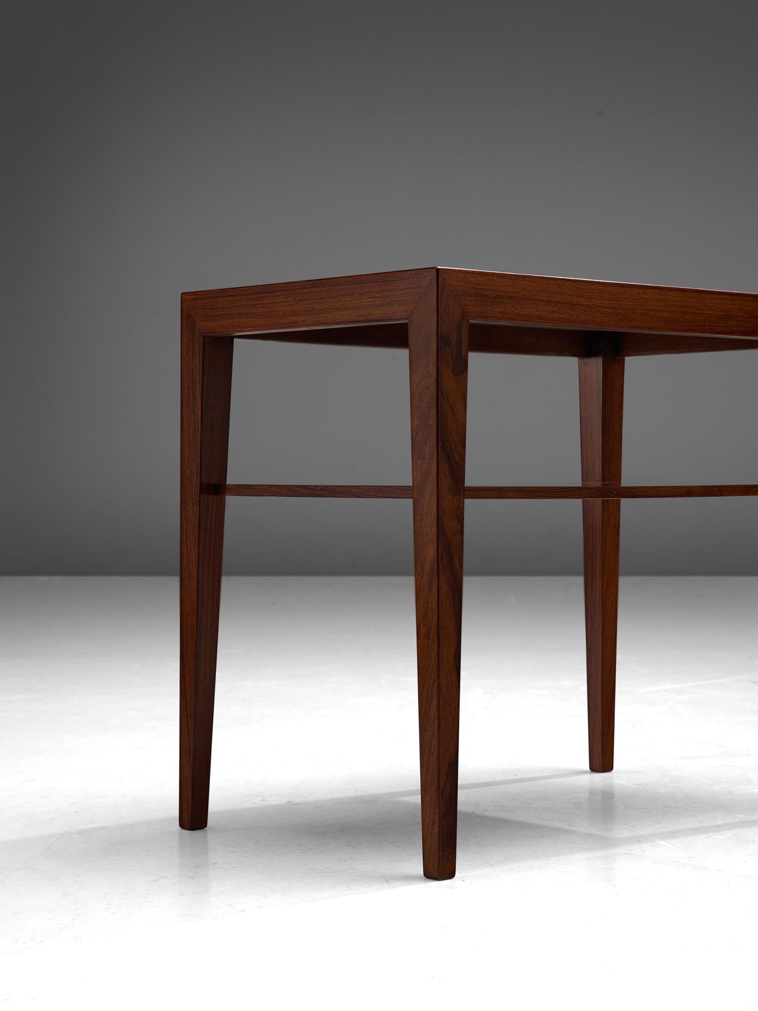 Pair of Rosewood Side Tables by Severin Hansen In Good Condition In Waalwijk, NL