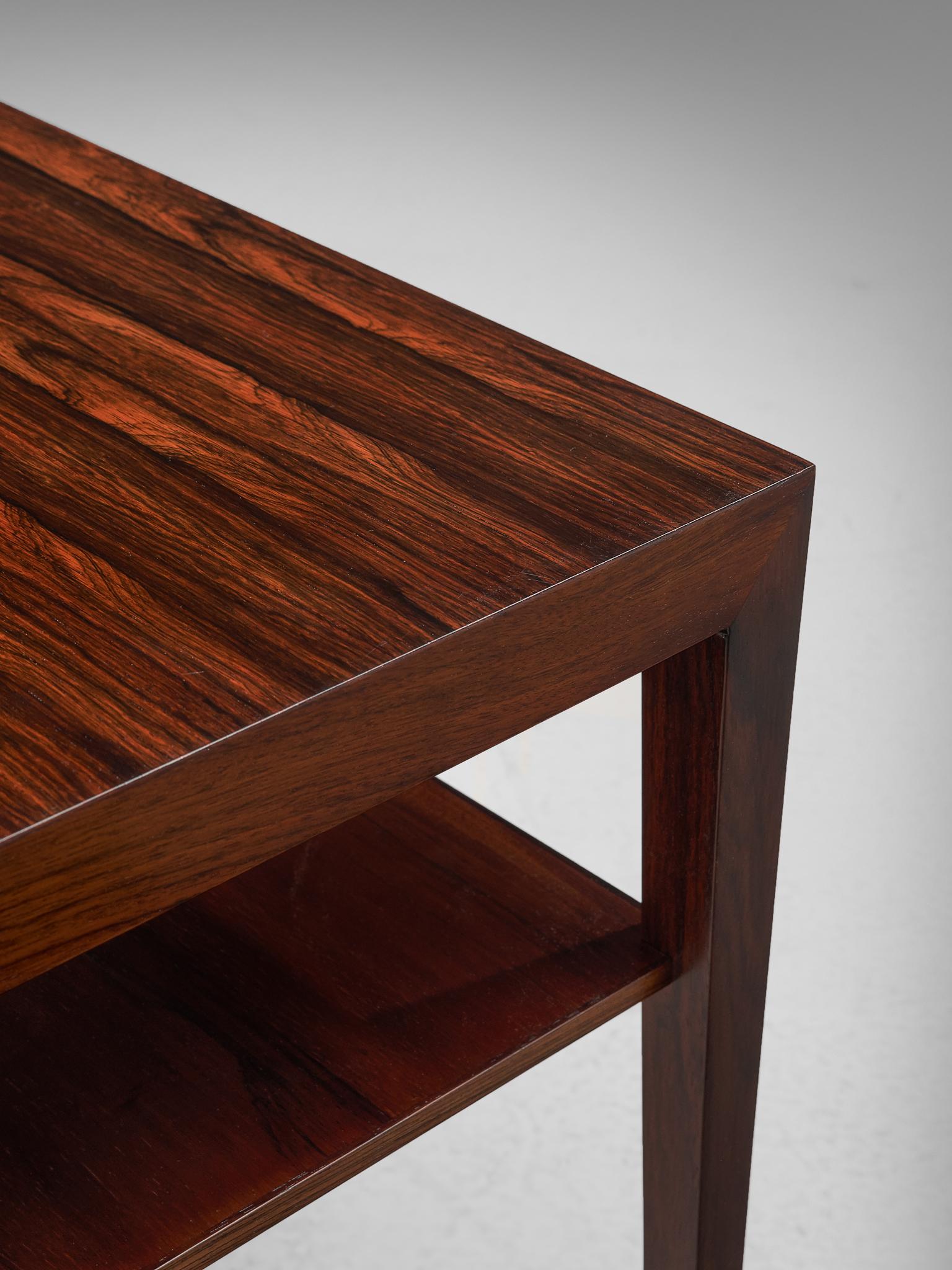 Pair of Rosewood Side Tables by Severin Hansen 1