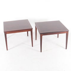 Paire de tables d'appoint en bois de rose