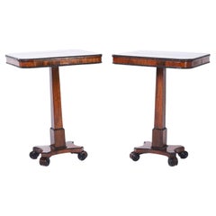 Pair of Rosewood Tables or Stands