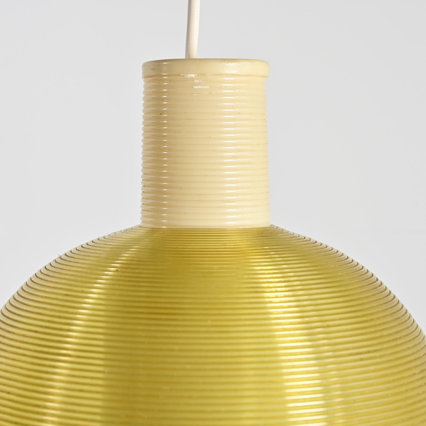 20th Century Pair of Rotaflex Pendant Lights, France circa 1960