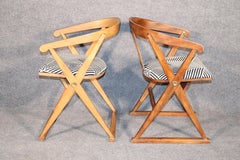 Pair of Round Back Chairs
