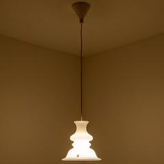 Pair of Round Holmegaard Etude Hanging Lamps by Michael Bang, 1970