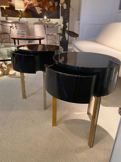 Pair of Round Side Tables