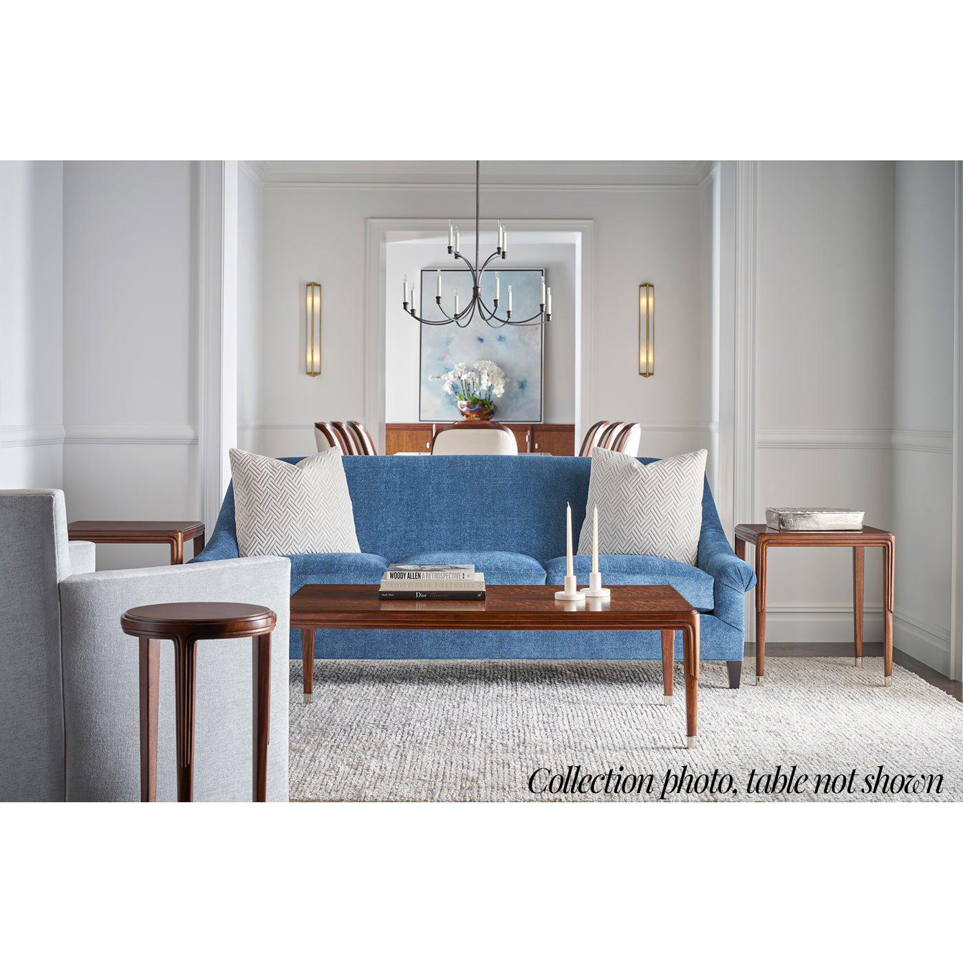 Bois Paire de tables d'appoint rondes en noyer Art Déco en vente