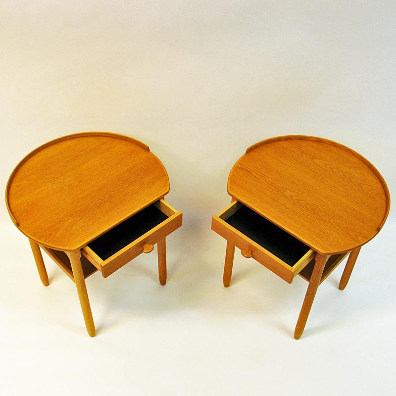 Pair of Roundtop Side Tables by Engström & Myrstrand for Bodafors, Sweden, 1964 In Good Condition In Stockholm, SE