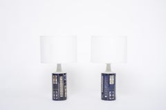 Pair of Royal 7 Midcentury Table Lamps by Ingelise Koefoed for Fog & Mørup