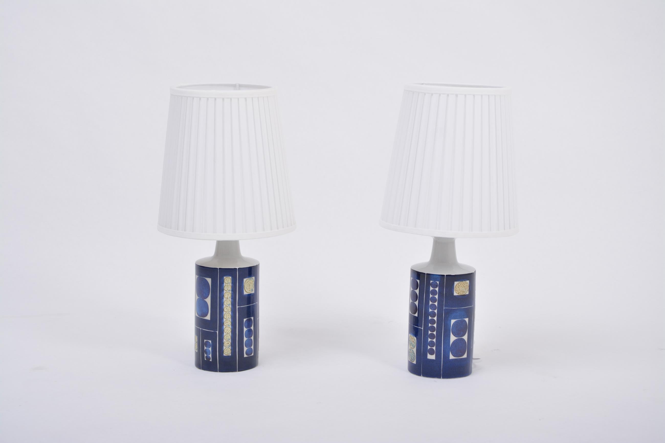 Mid-Century Modern Pair of Royal 9 Tenera Table Lamps by Inge-Lise Koefoed for Fog & Mørup, 1967