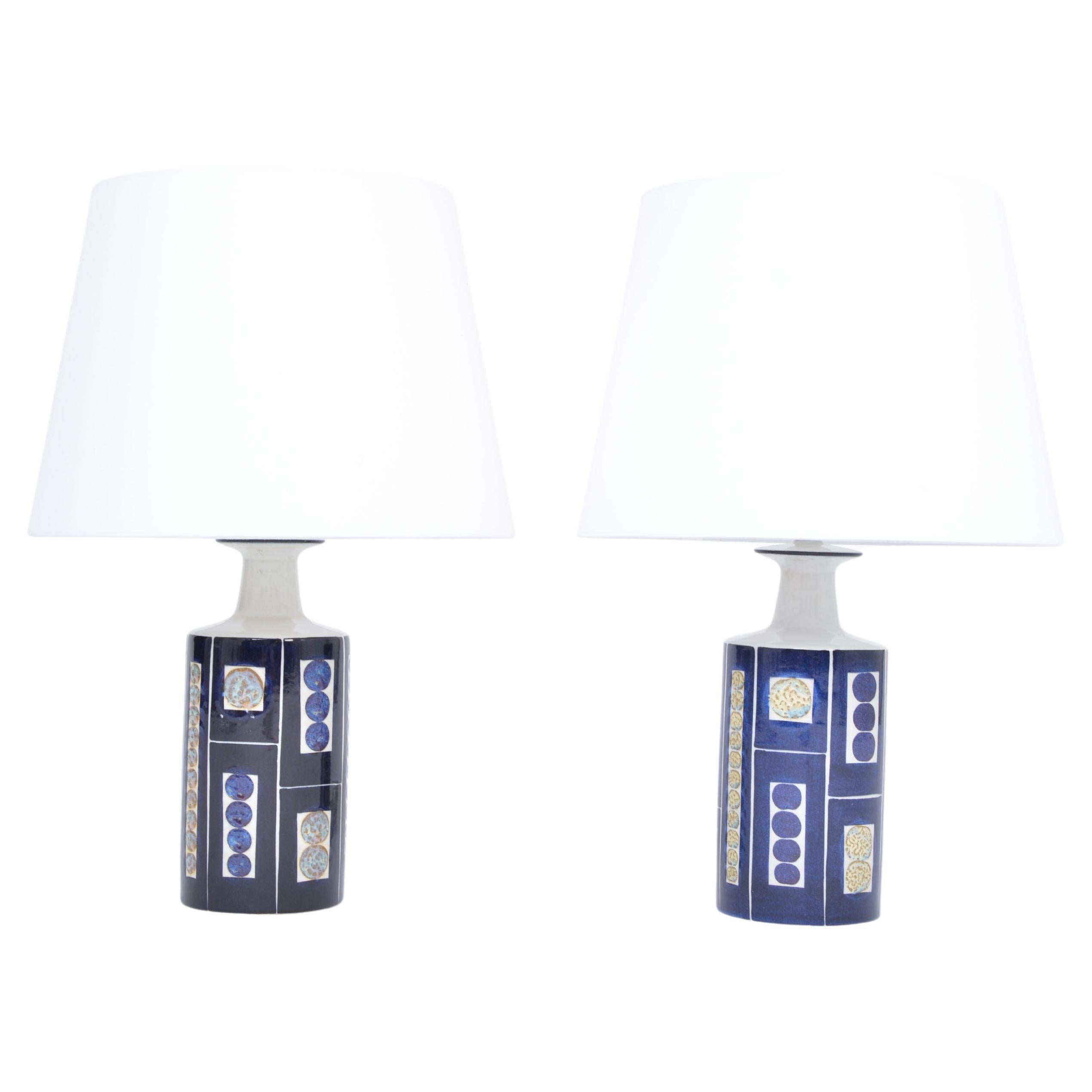 Pair of Royal 9 Tenera Table Lamps by Inge-Lise Koefoed for Fog & Mørup, 1967 For Sale