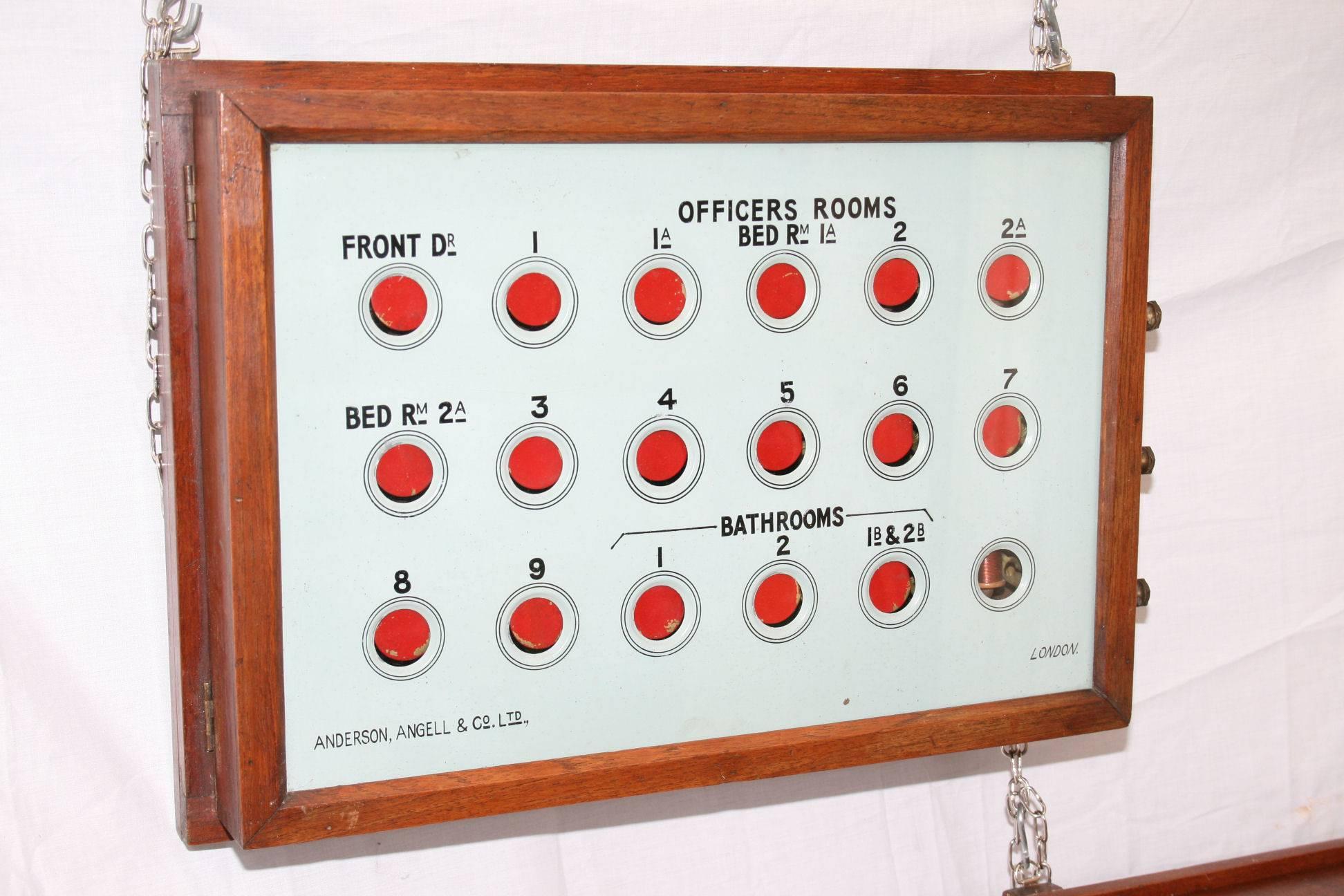 Pair of Royal Air Force Officers Butlers Servants Bell Box Indicators 9