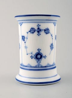 Pair of Royal Copenhagen Blue Fluted Vases