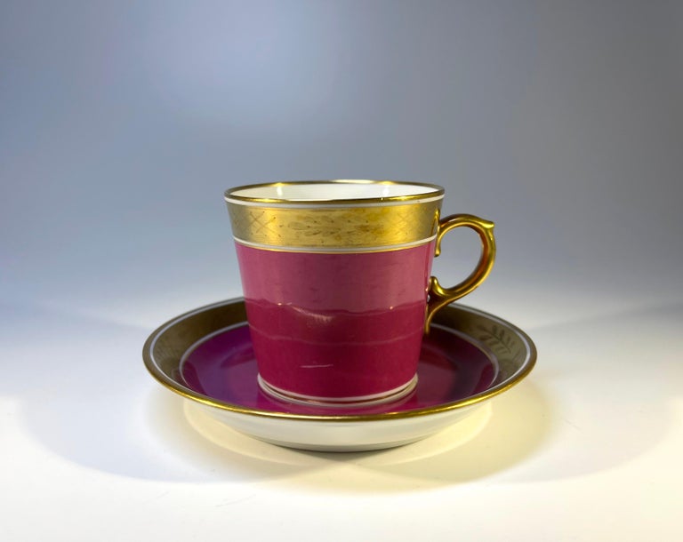 Pair of Royal Copenhagen Bone China Demitasse Cups and Saucers circa