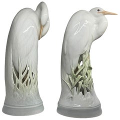 Pair of Royal Copenhagen Porcelain Herons