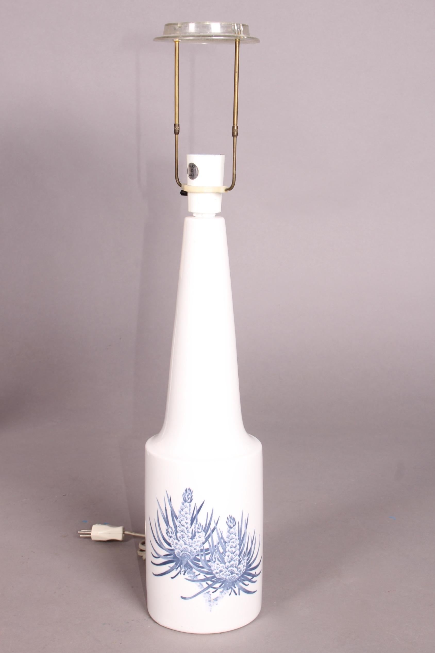 Danish Pair of Royal Copenhagen Table Lamp