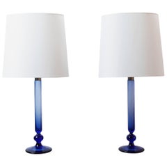 Pair of Royal Copenhagen "Venice" Lamps