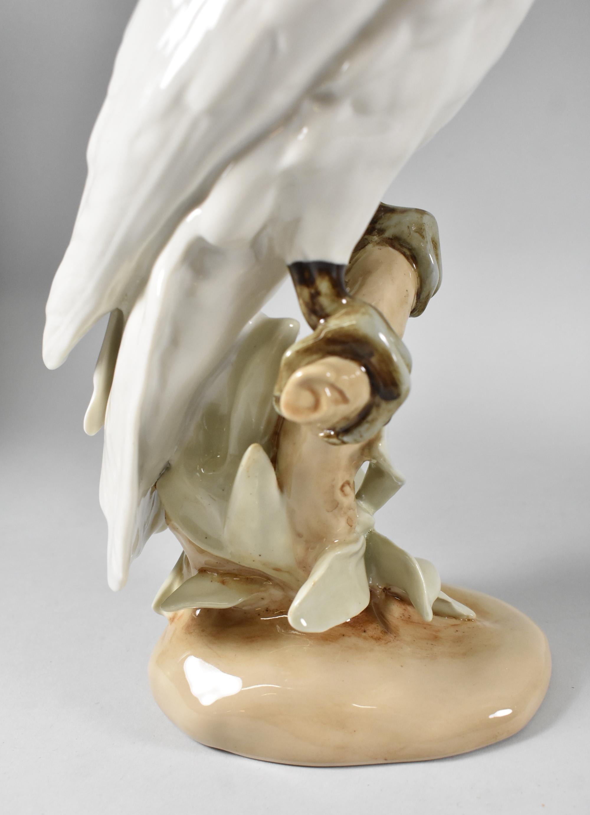Coppia di cacatua in porcellana ceca Royal Dux in vendita 3