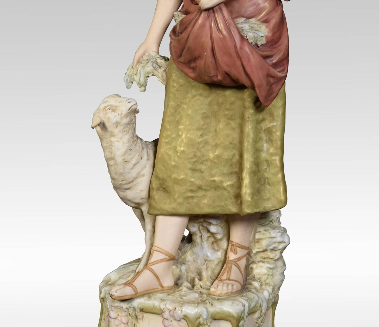 Tchèque Paire de figurines en porcelaine Royal Dux en vente