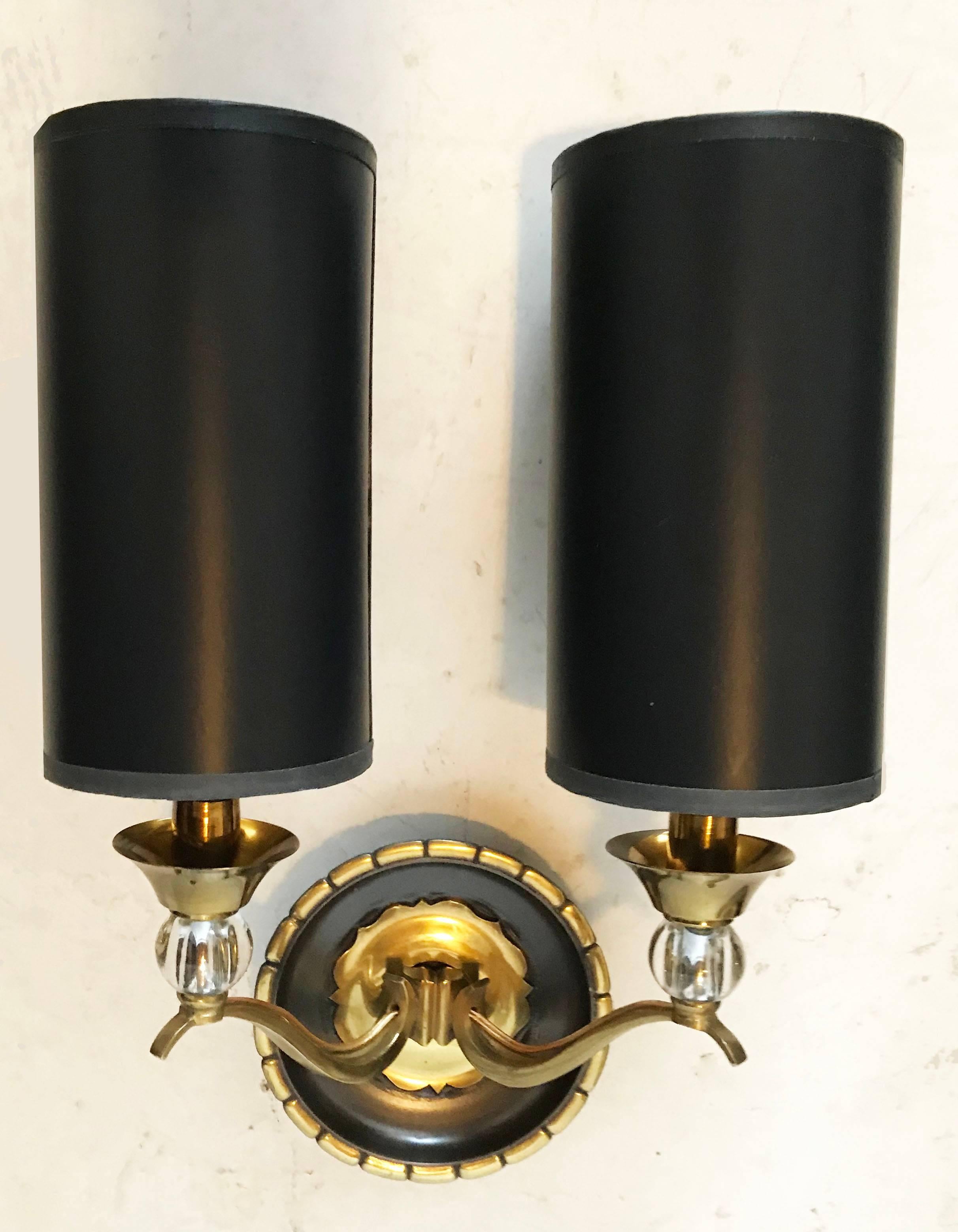 Mid-Century Modern Pair of Royal Lumière Sconce For Sale