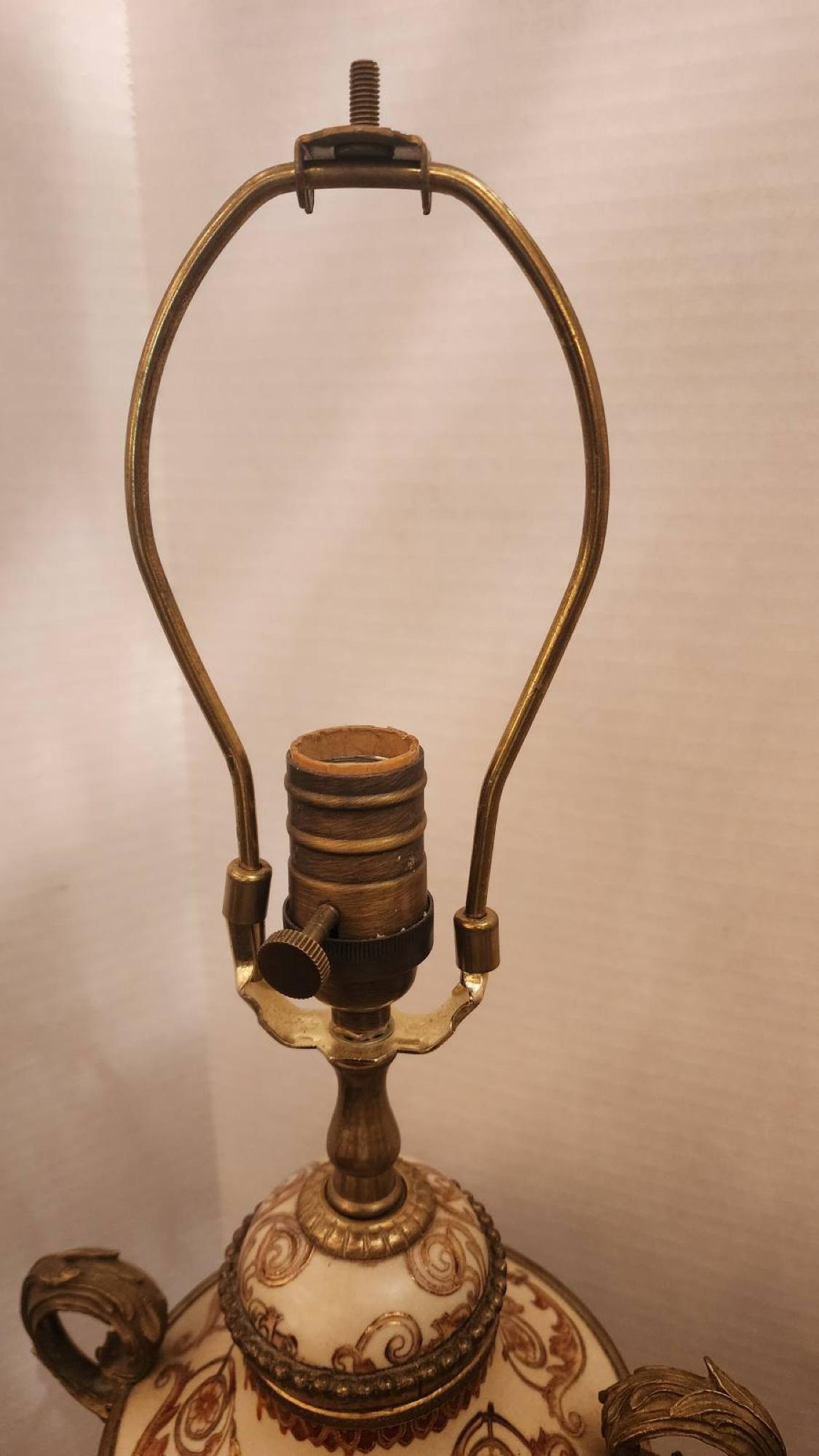 Pareja de lámparas de estilo vienés real con soportes de bronce siglo XX en venta