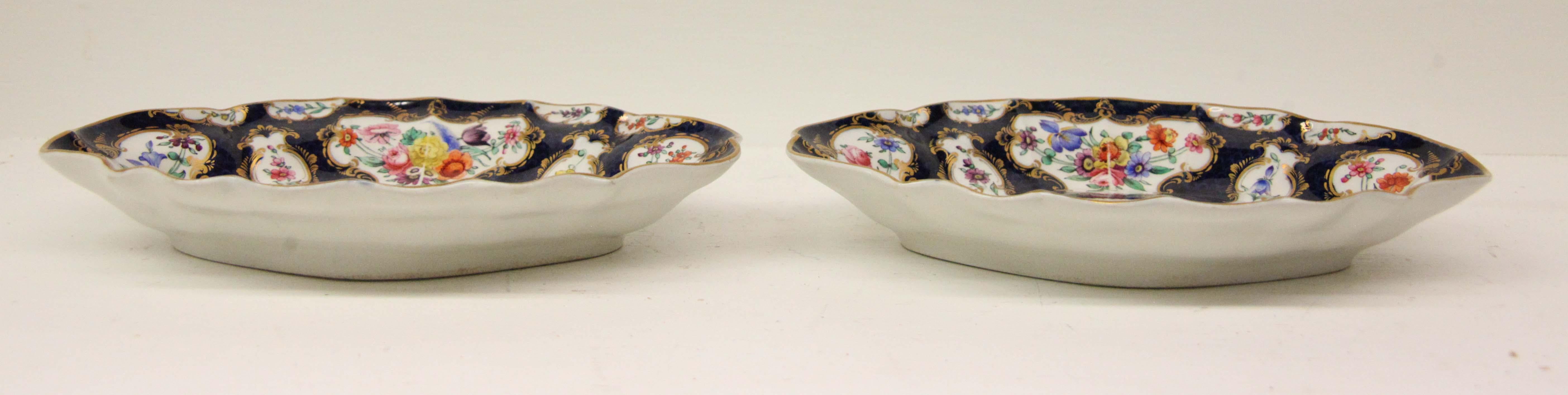 Pair of Royal Worcester Oval Dishes For Sale 5