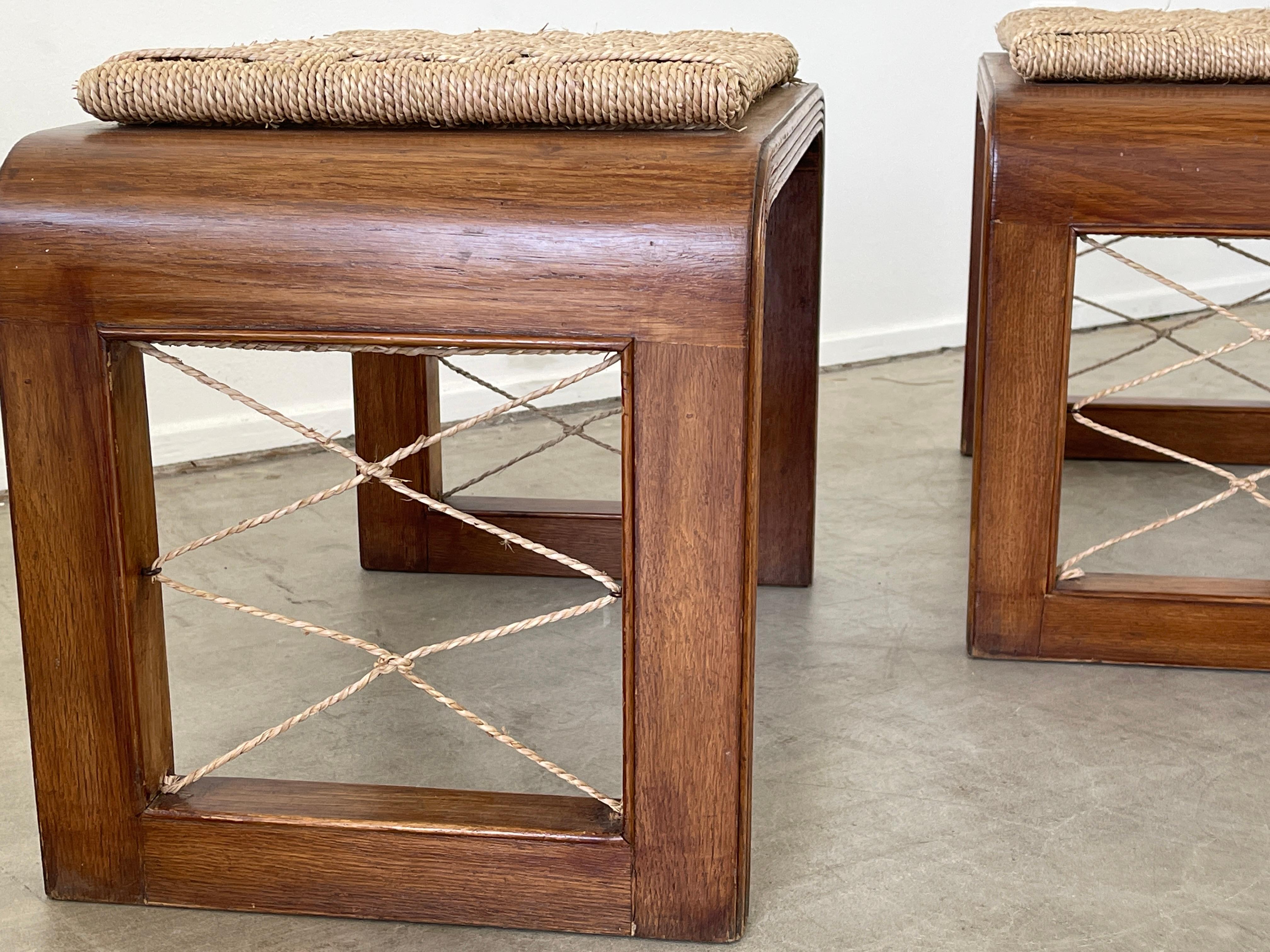 Pair of Royere Style Stools 4