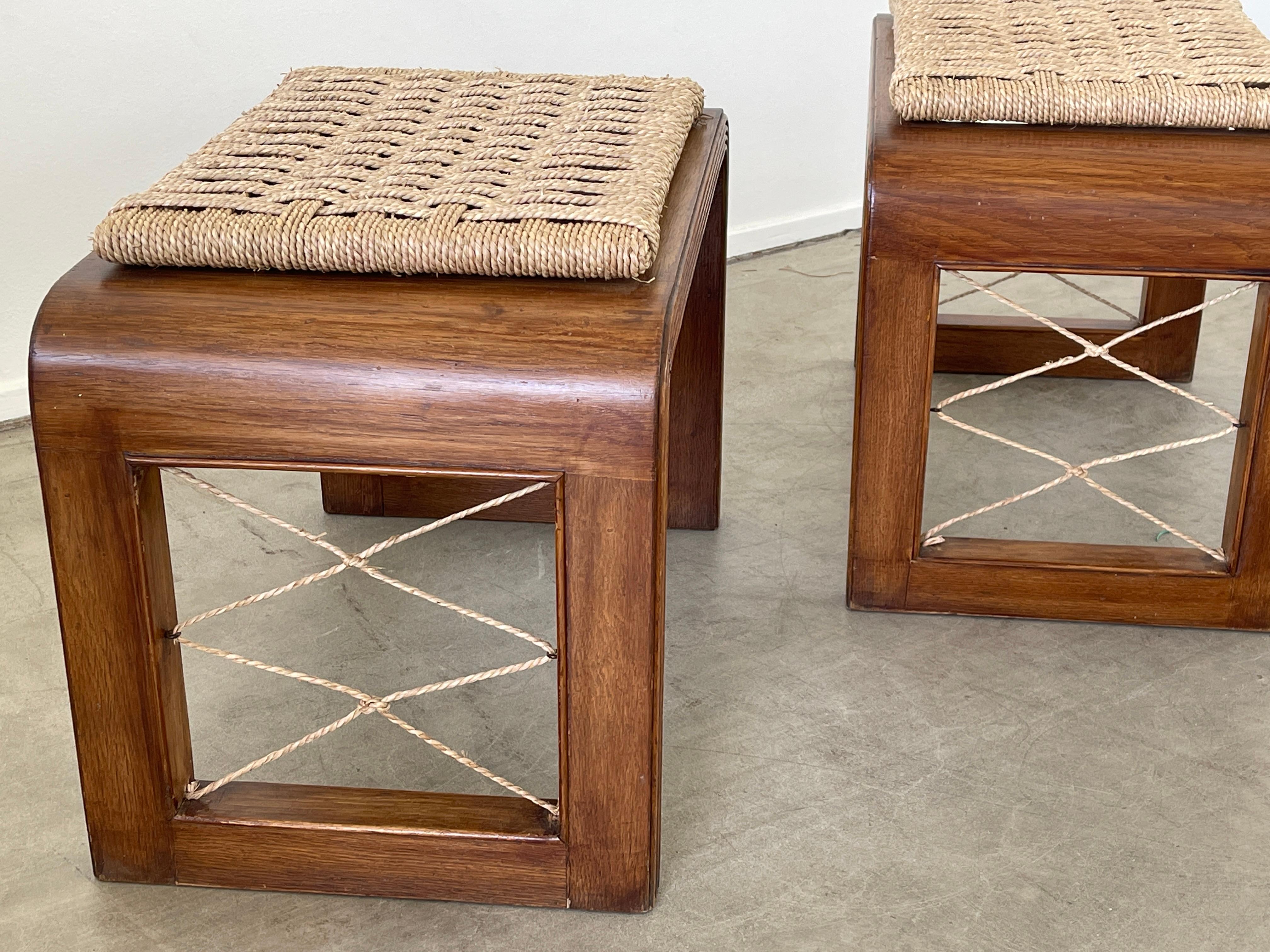 Pair of Royere Style Stools 5