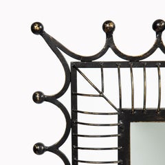 Pair of Wrought Iron Frame Mirrors