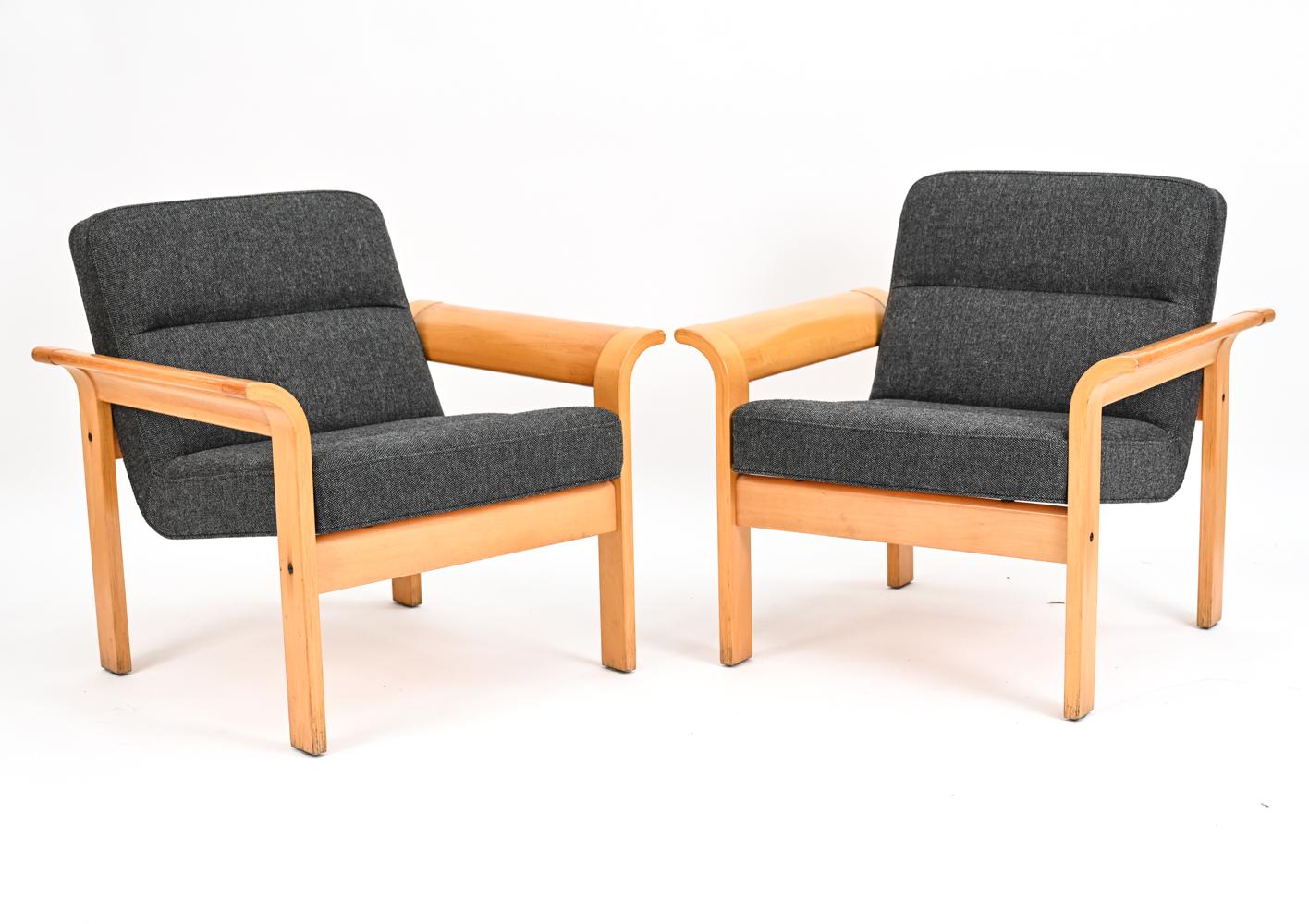 Pair of Rud Thygesen for Magnus Olesen Botium Lounge Chairs 4