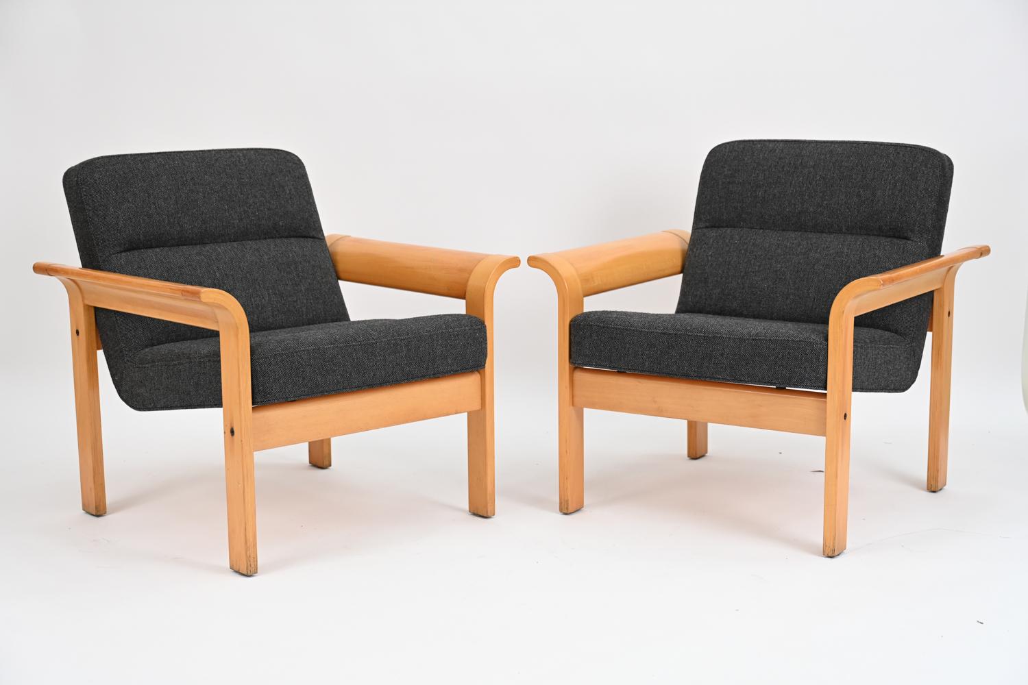 Pair of Rud Thygesen for Magnus Olesen Botium Lounge Chairs 5