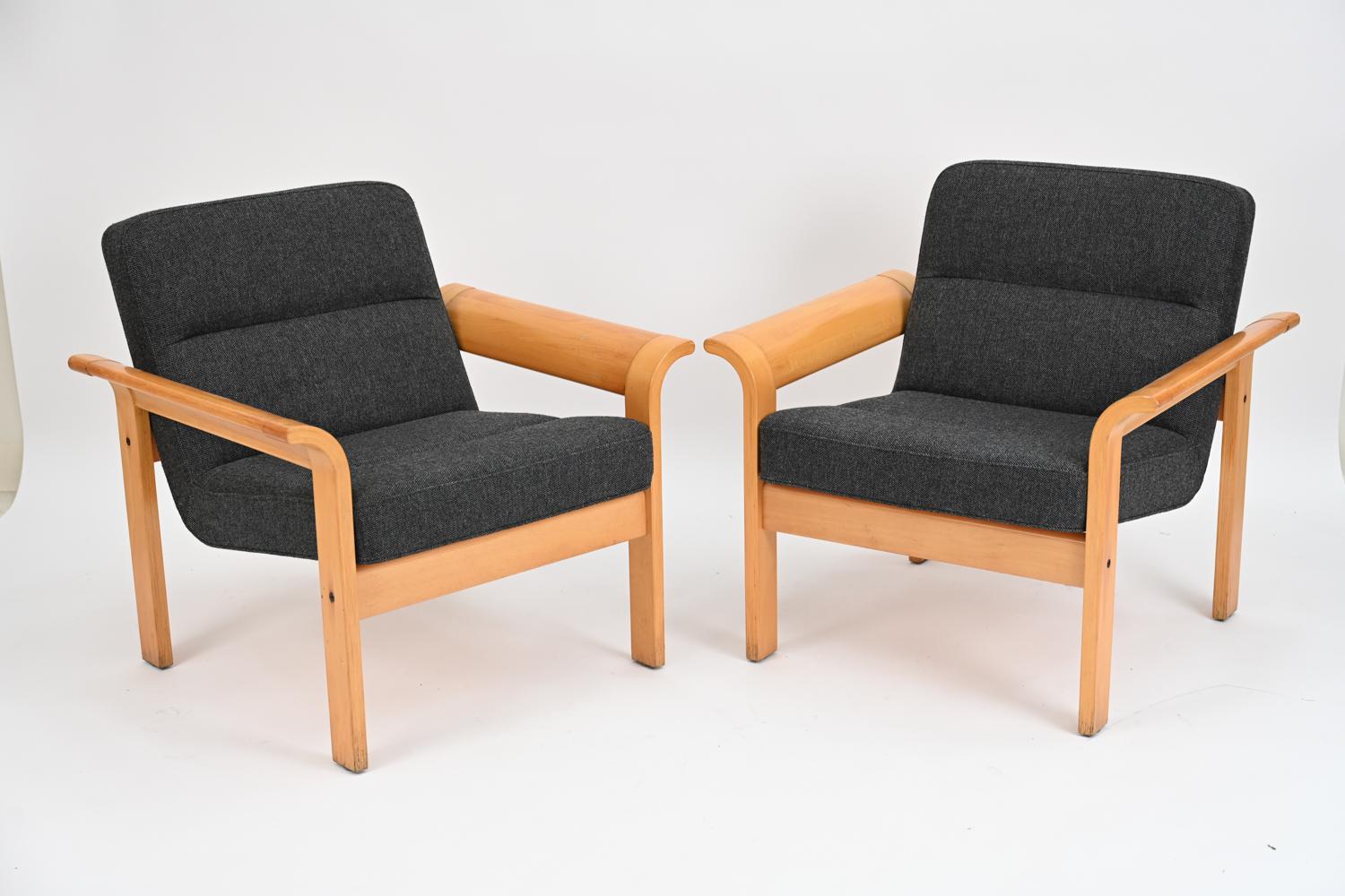 Pair of Rud Thygesen for Magnus Olesen Botium Lounge Chairs 6
