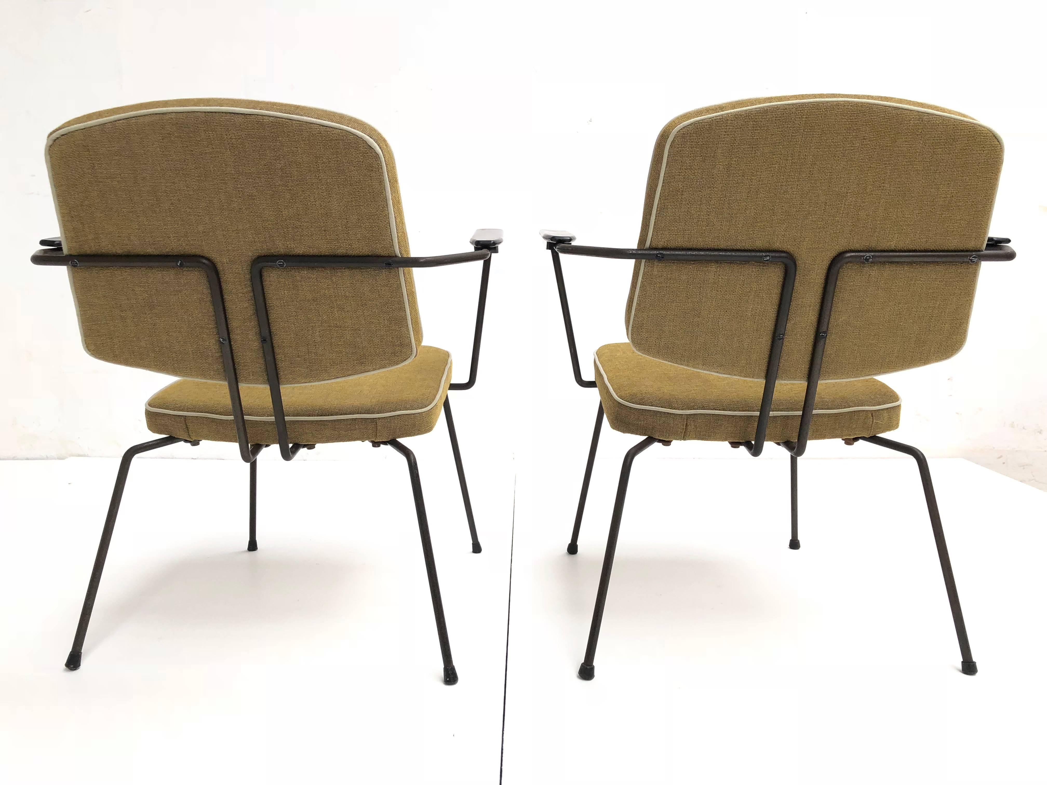 Pair of Rudolf Wolff Easy Chairs '5003' for Elsrijk the Netherlands, 1950s 3