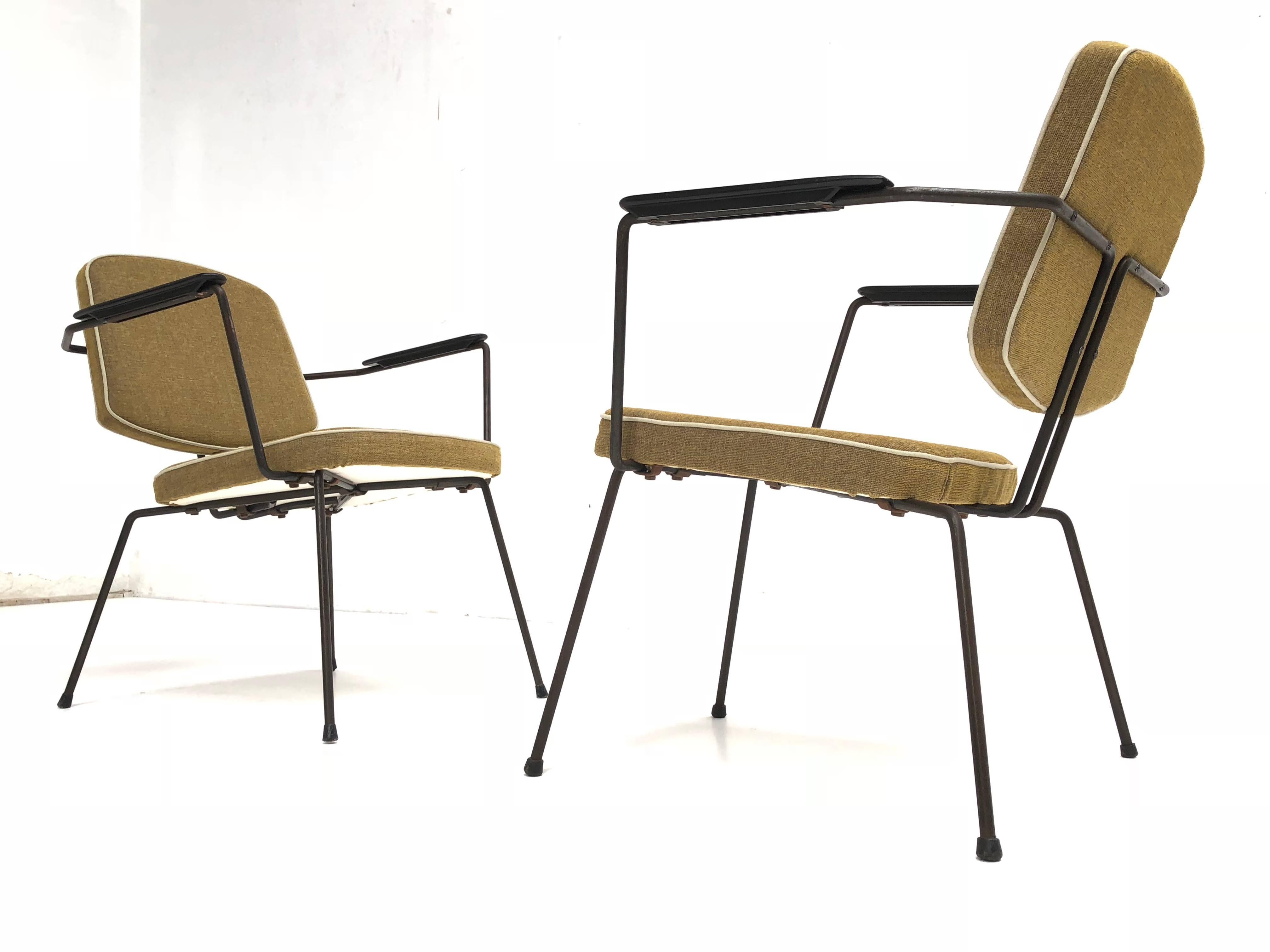 Pair of Rudolf Wolff Easy Chairs '5003' for Elsrijk the Netherlands, 1950s 8