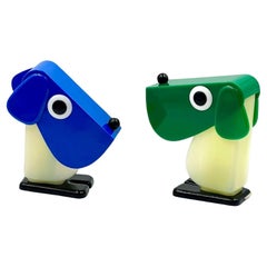 Pair of Rufus Dog Lamps by Fernando Cassetta for Tacman, New Old Stock 1970s