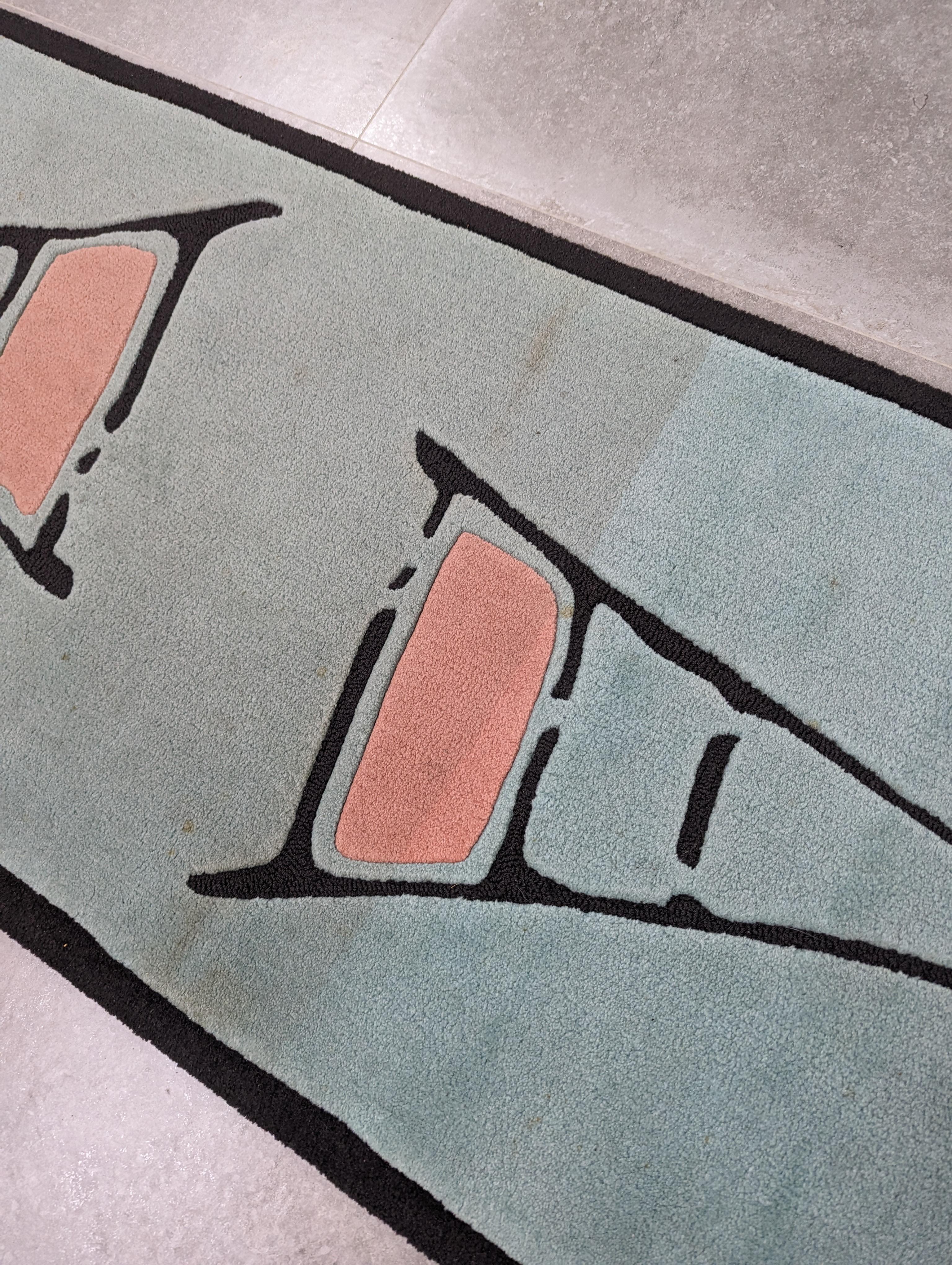 Late 20th Century Pair of rugs by John Günther 1990s For Sale