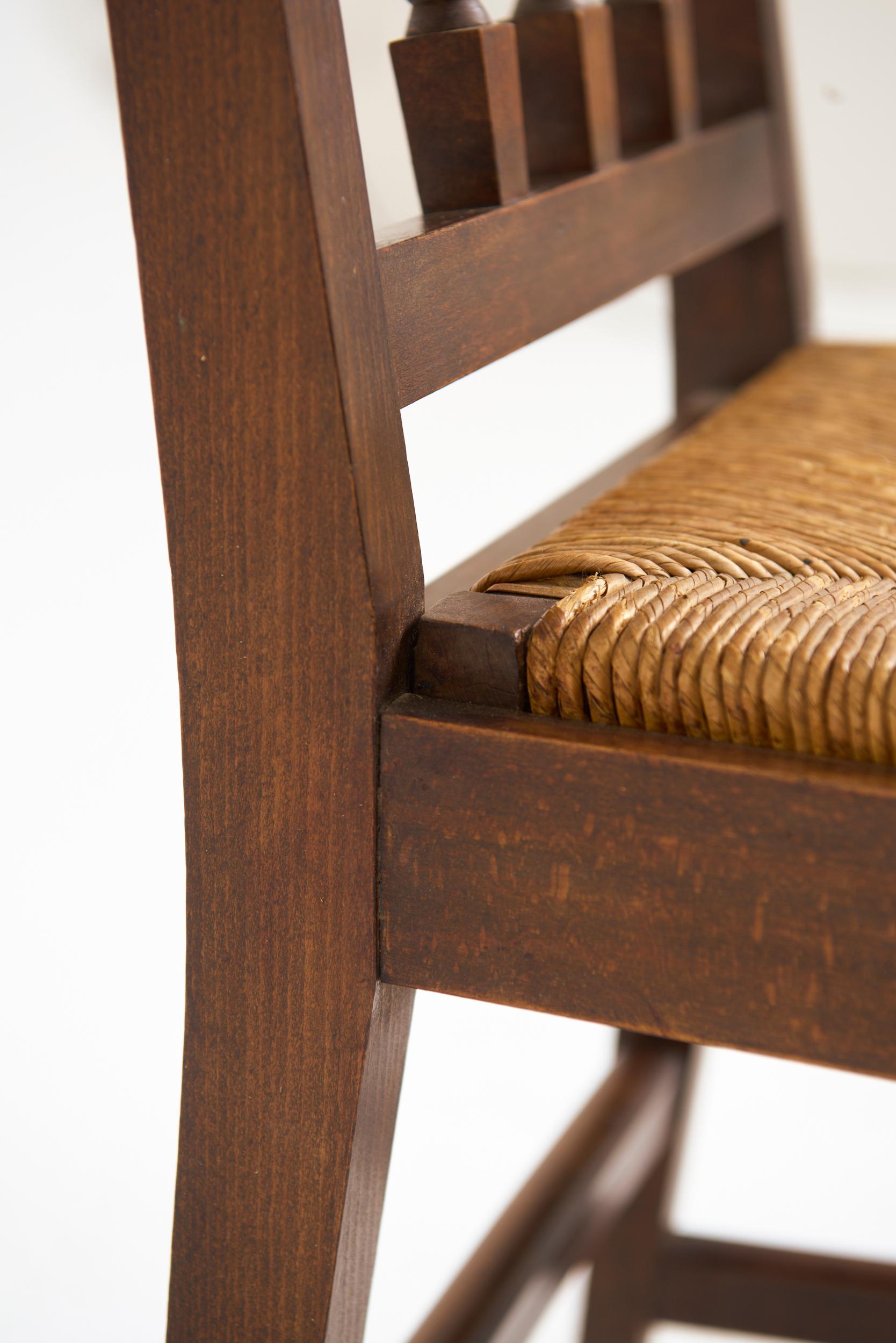 Paire de fauteuils en jonc en vente 11