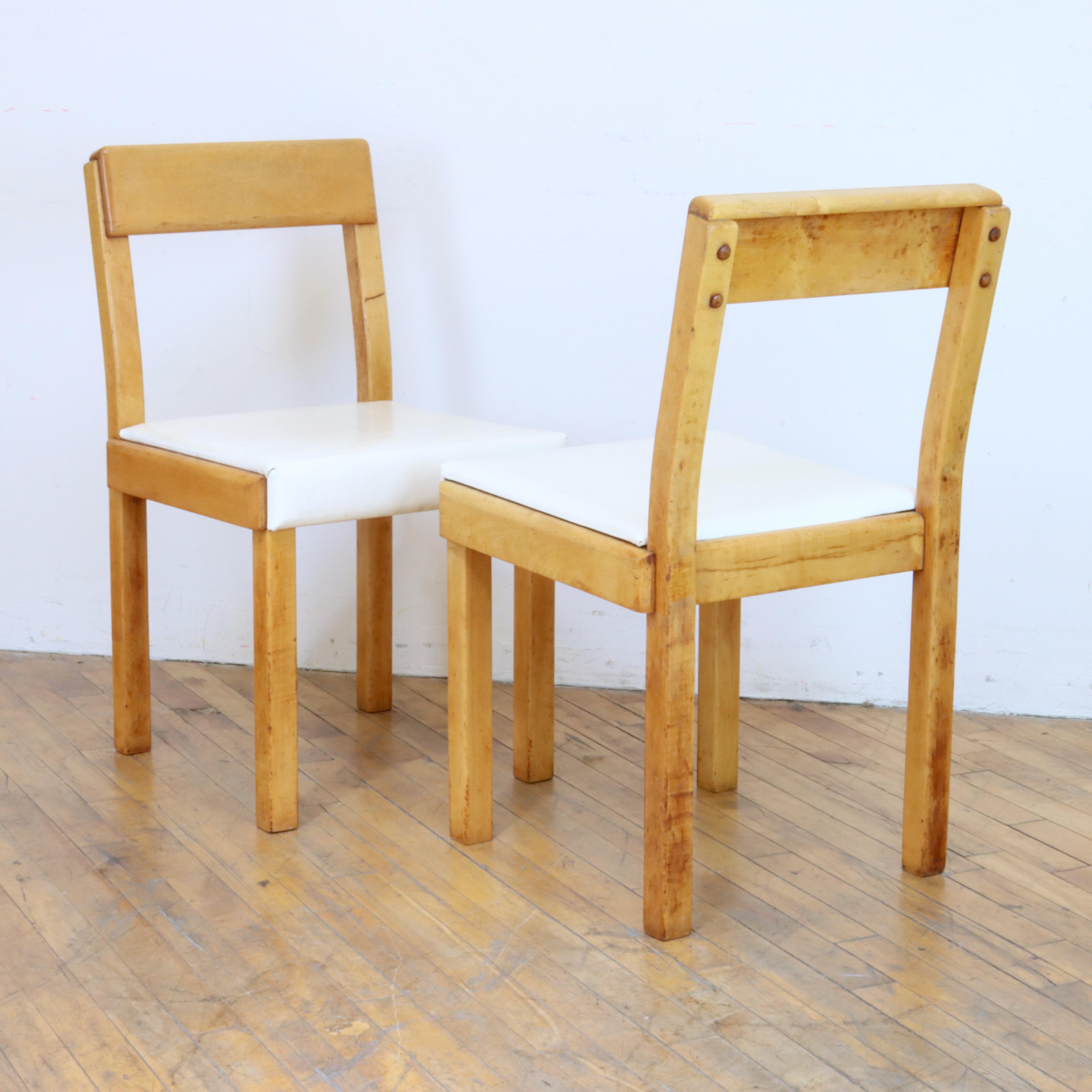 Paire de chaises de salle à manger Russel Wright pour American Modern Bon état - En vente à Oakland, CA