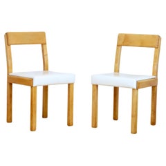 Pareja de sillas de comedor Russel Wright para American Modern