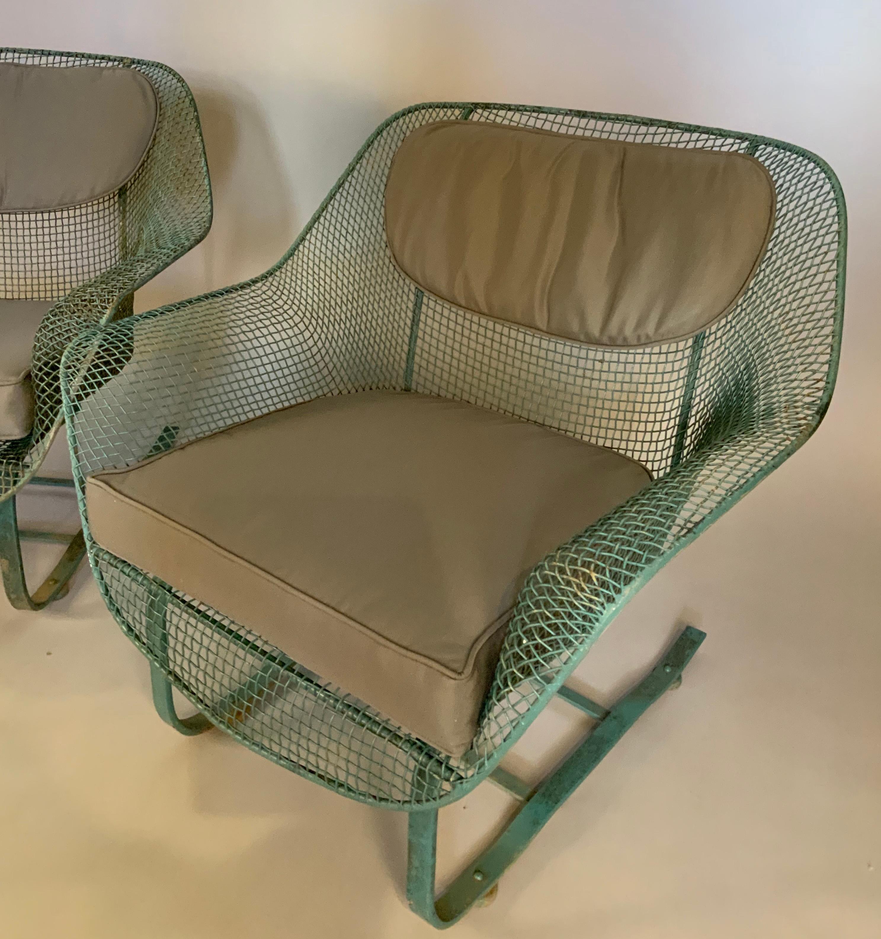 Pair of Russell Woodard 1950s Sculptura Lounge Chairs For Sale 2