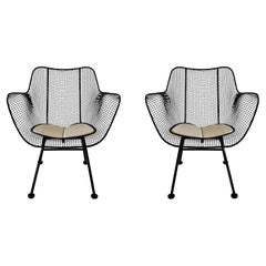 Pair of Russell Woodard Sculptura Lounge Chairs