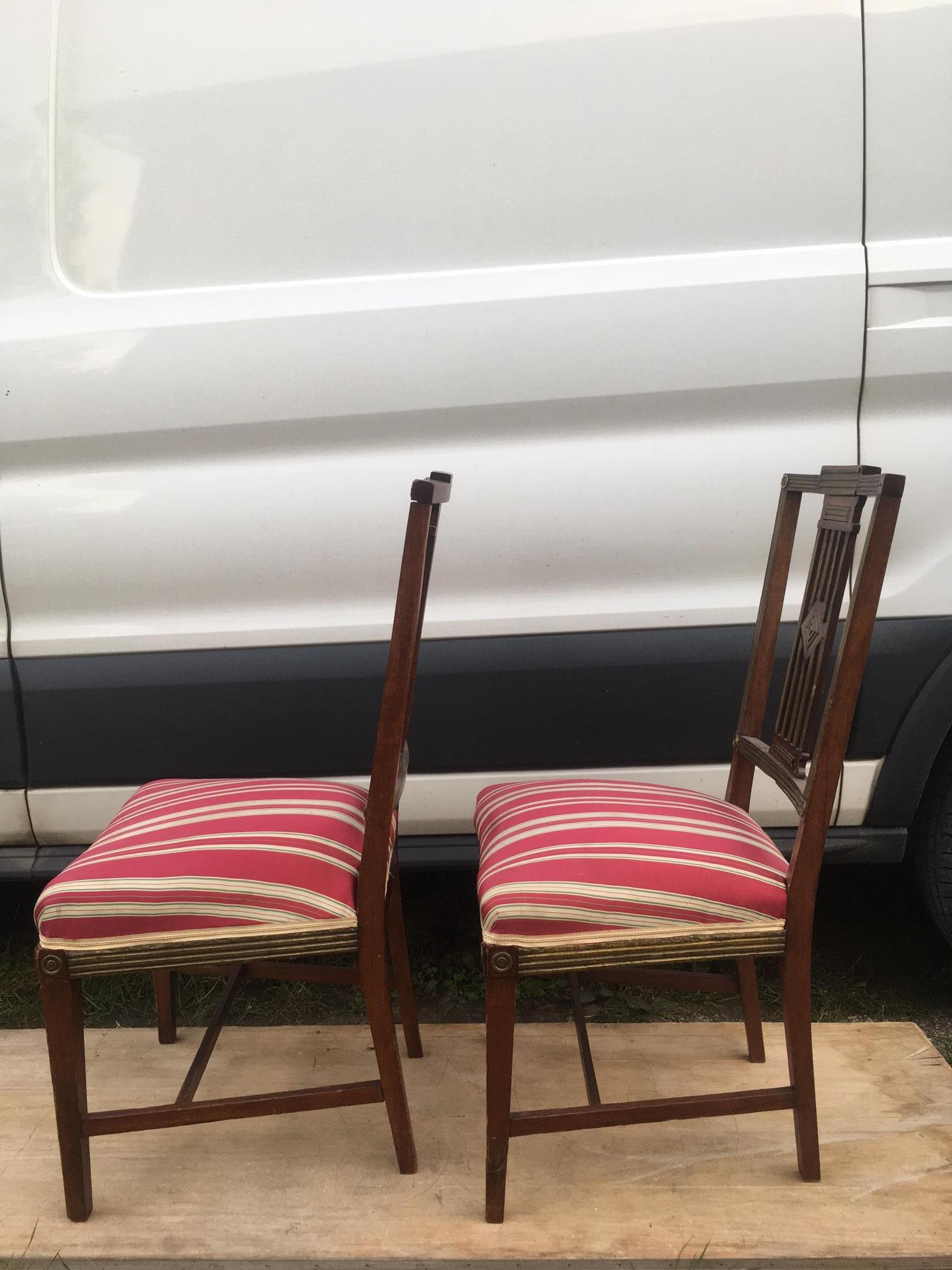 Pair of Russian Imperial Chairs For Sale 1
