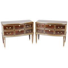 Pair of Russian Neoclassic Commodes