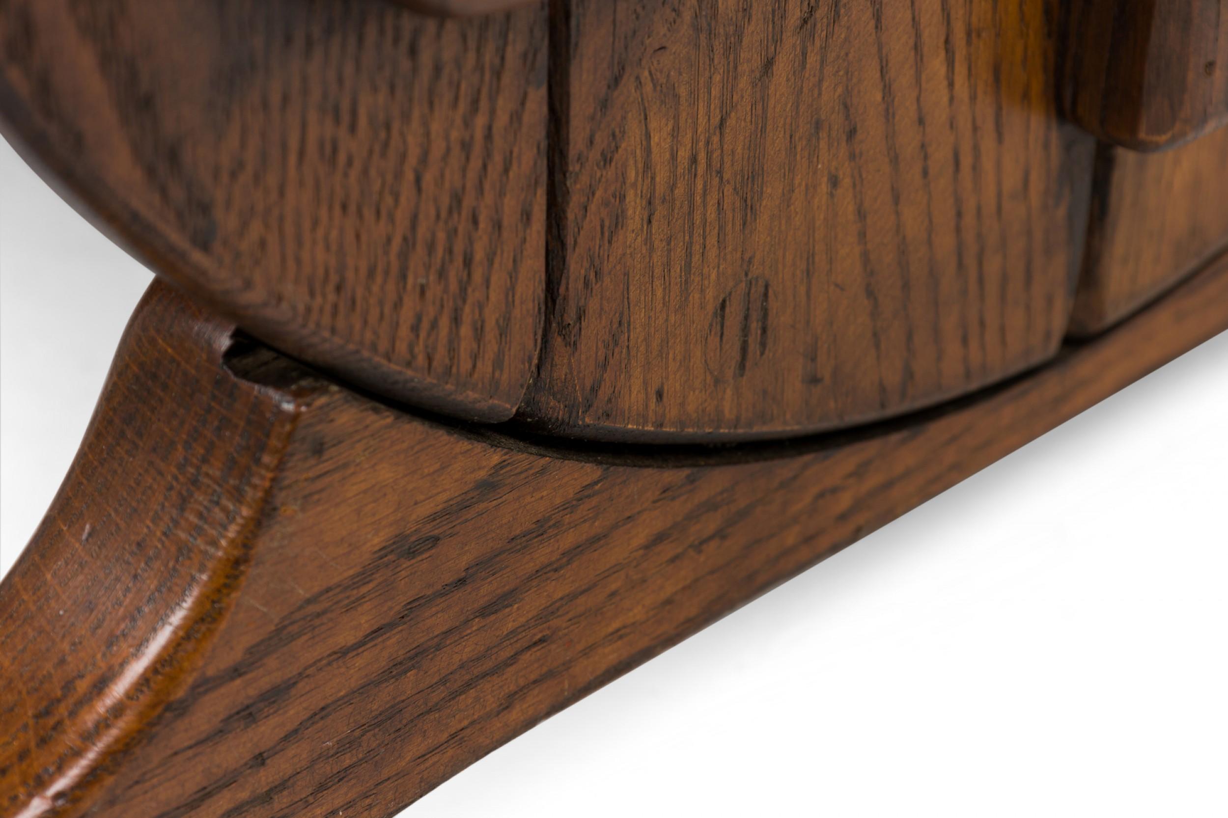 Paar rustikale Adirondack Beige gepolstert Holz Stühle im Angebot 3