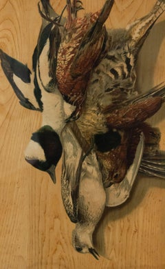 Pair of Rustic Adirondack Game Bird Prints
