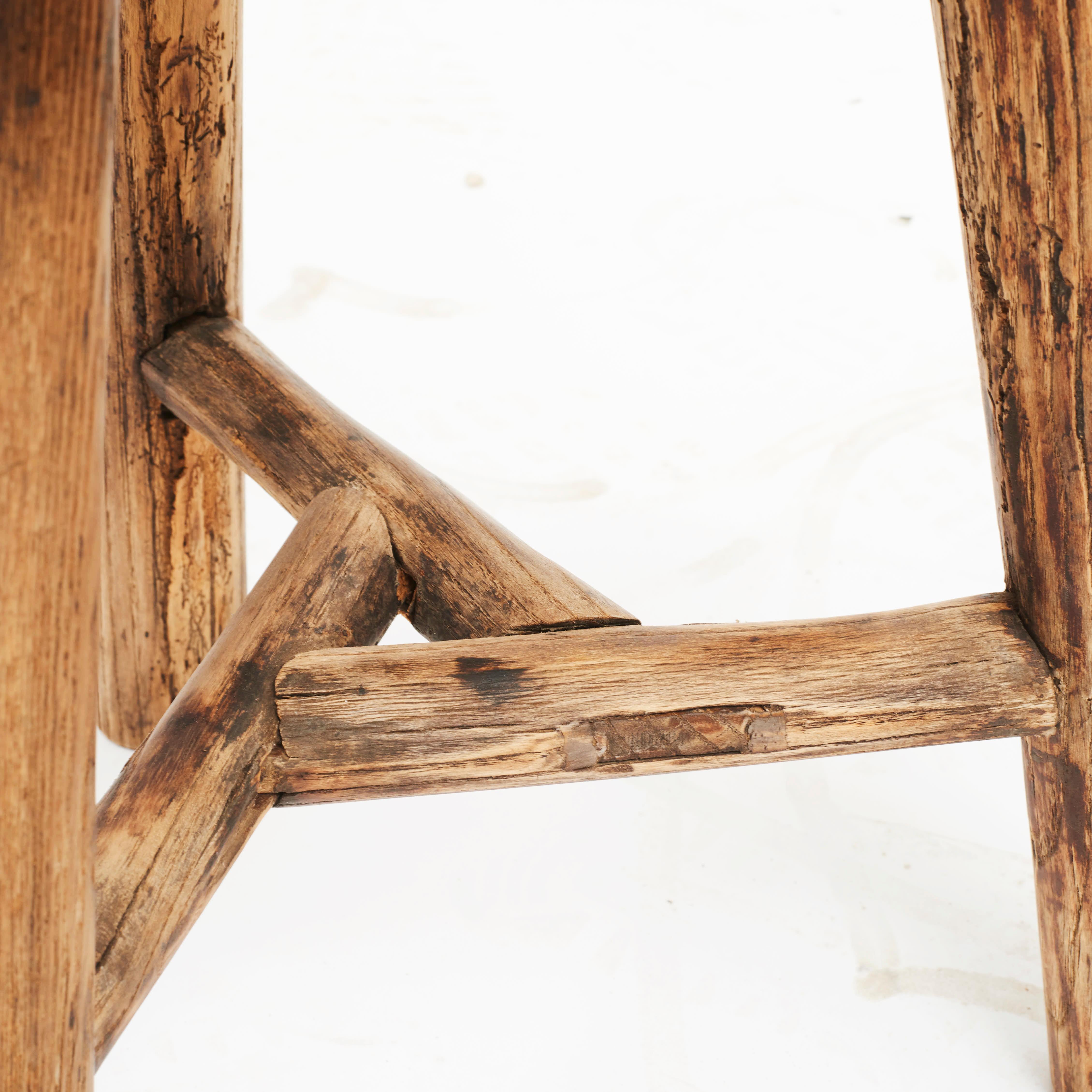 3 legged wooden stool